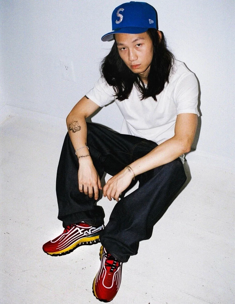 Supreme × Nike Air Max 2001 Air Ecstasy University Red IM7412-600 Men's Size 9